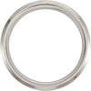 Cobalt 6mm Satin Finish Beveled Band Size 9.5