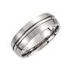 Domed Titanium Wedding Band Ring (Size 10.5 )